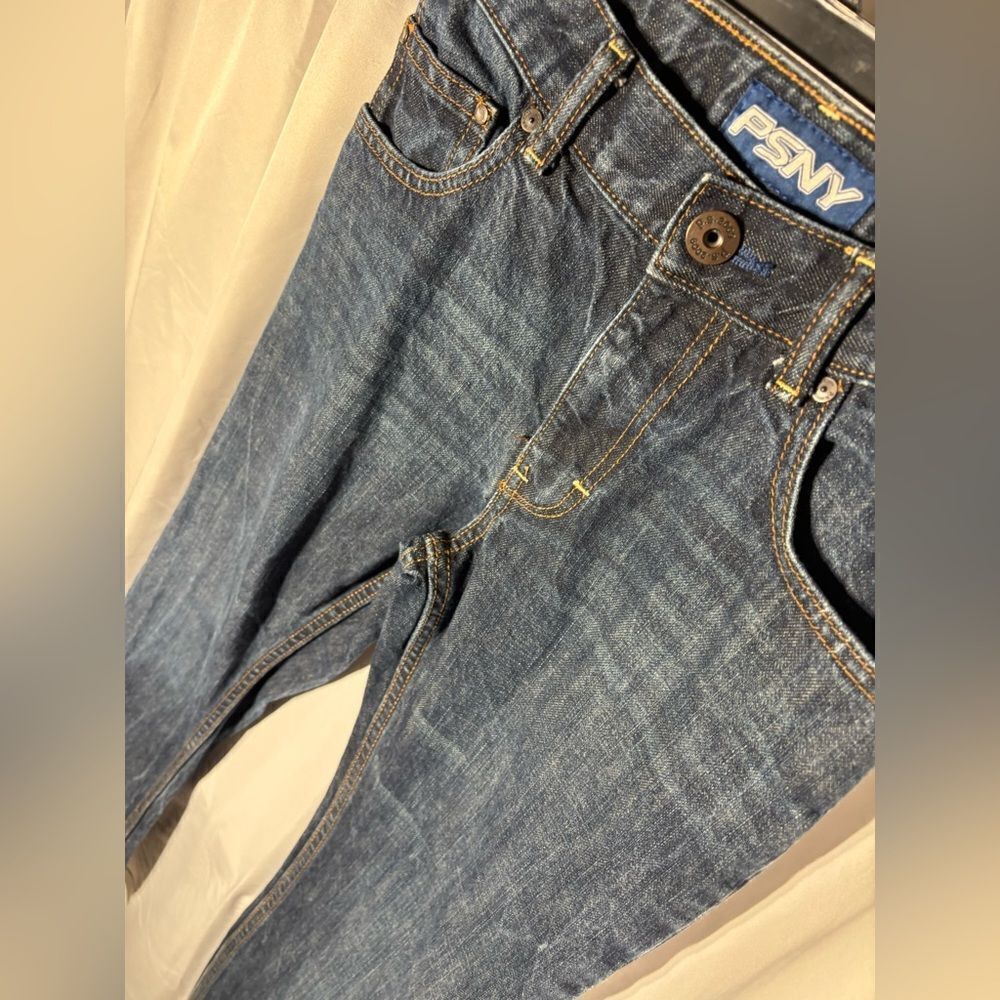 12 PSNY Boys Straight Leg Adjustable Waist Denim Jeans EPC Size 12